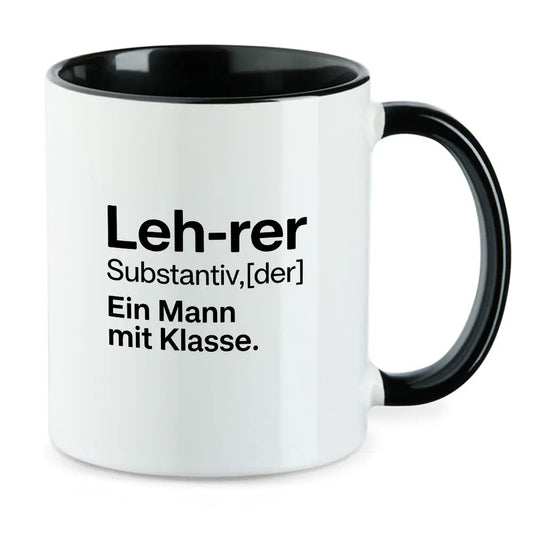 Lehrer ein Mann mit Klasse - Lehrer Tasse