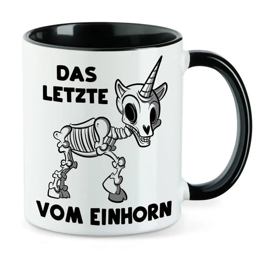 Das letzte vom Einhorn Tasse