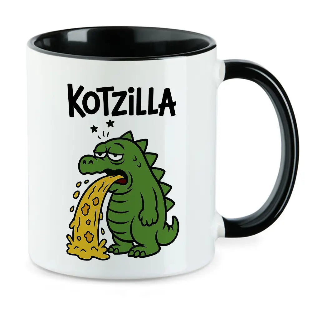 Kotzilla - Lustige Sprüche Tasse