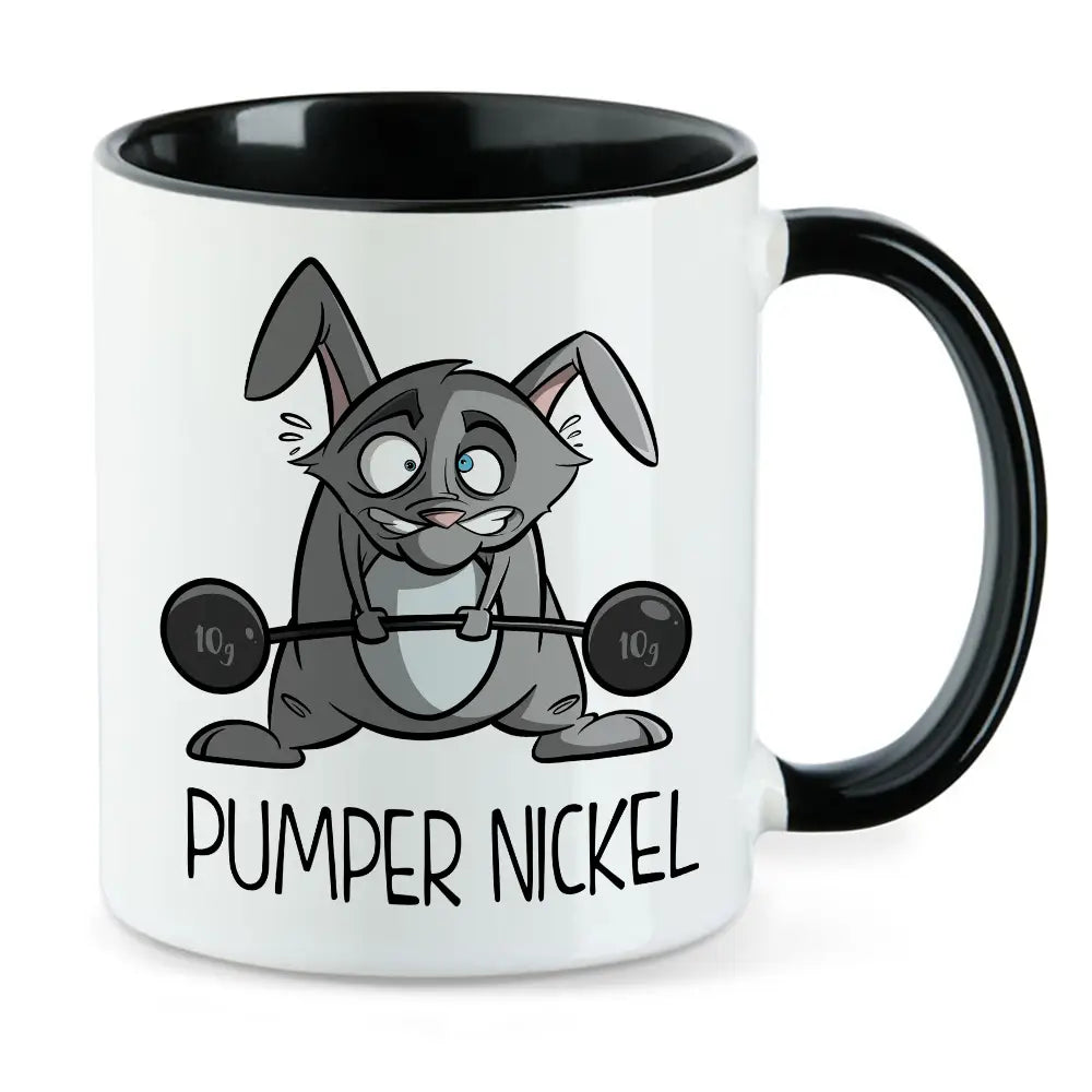 Pumper Nickel - lustiges Geschenk für Bodybuilder Tasse