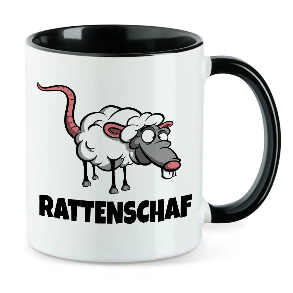 Rattenschaf - Ratte und Schaf Tasse