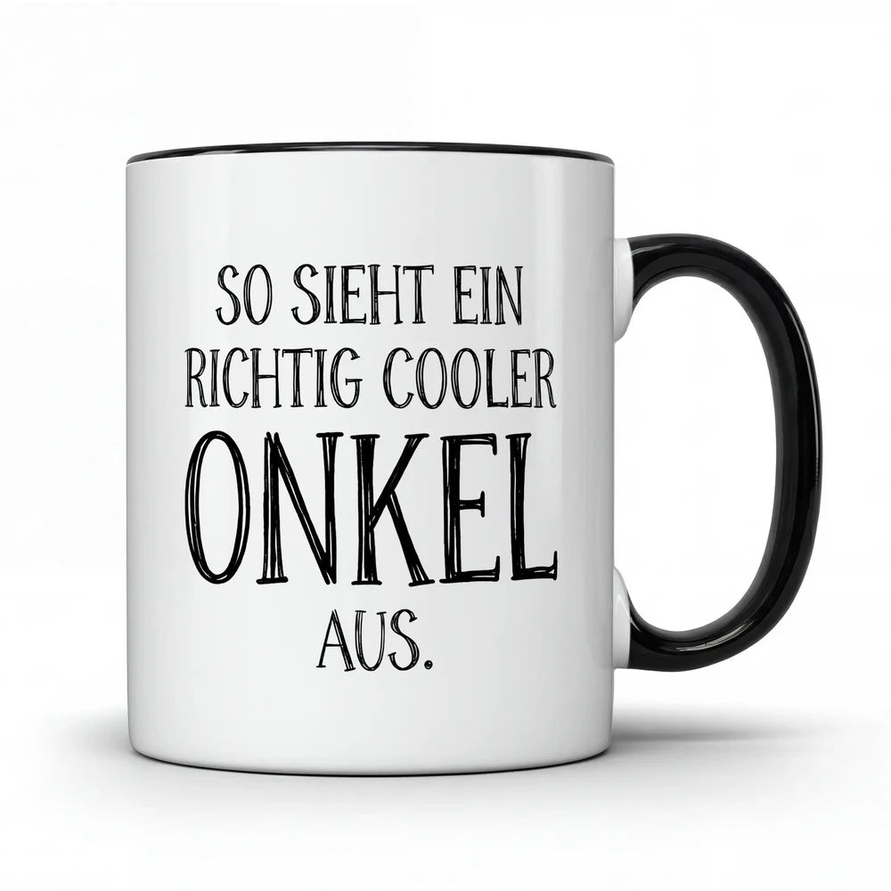 So sieht ein cooler Onkel aus Tasse