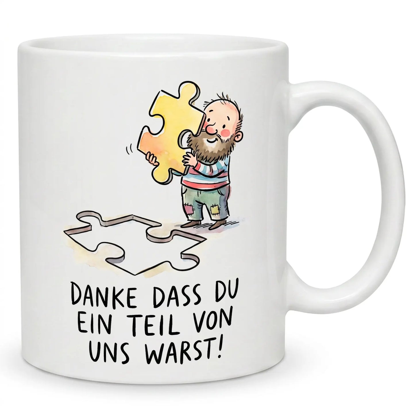 Danke dass Du ein Teil von uns warst - Tasse Abschied Kollegin
