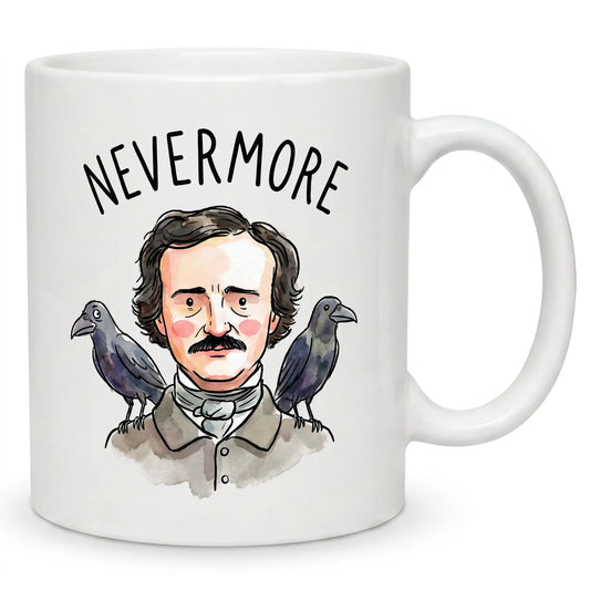 Edgar Allan Poe Nevermore Tasse