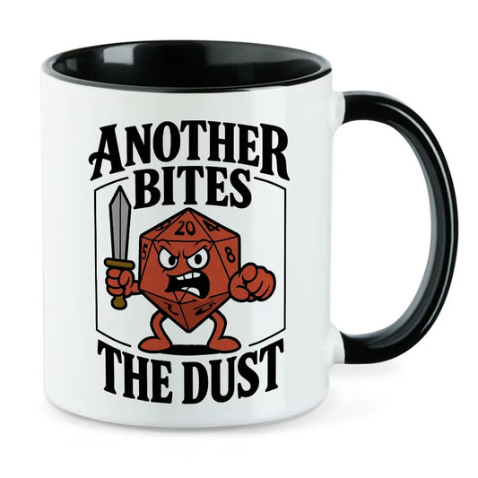 Another bites the dust Pen and Paper D20 Tasse