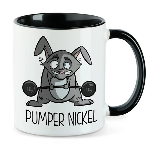 Pumper Nickel - lustiges Geschenk für Bodybuilder Tasse