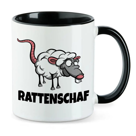 Rattenschaf - Ratte und Schaf Tasse