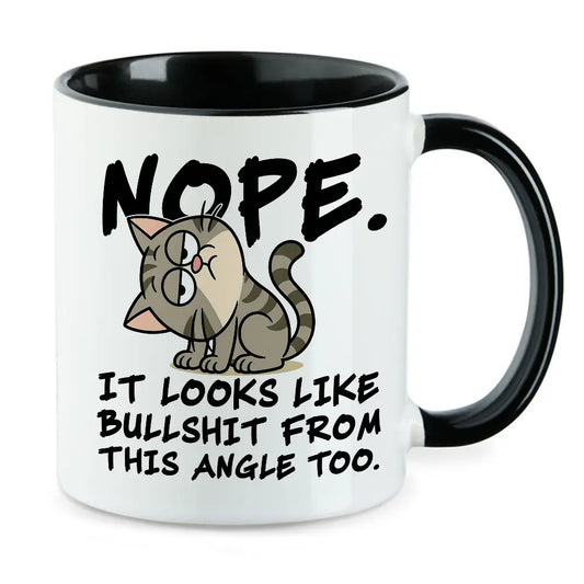 It looks like bullshit Spruch Tasse mit Katze
