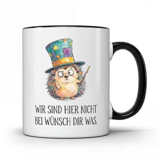 „Wünsch dir was“ – Igel Tasse